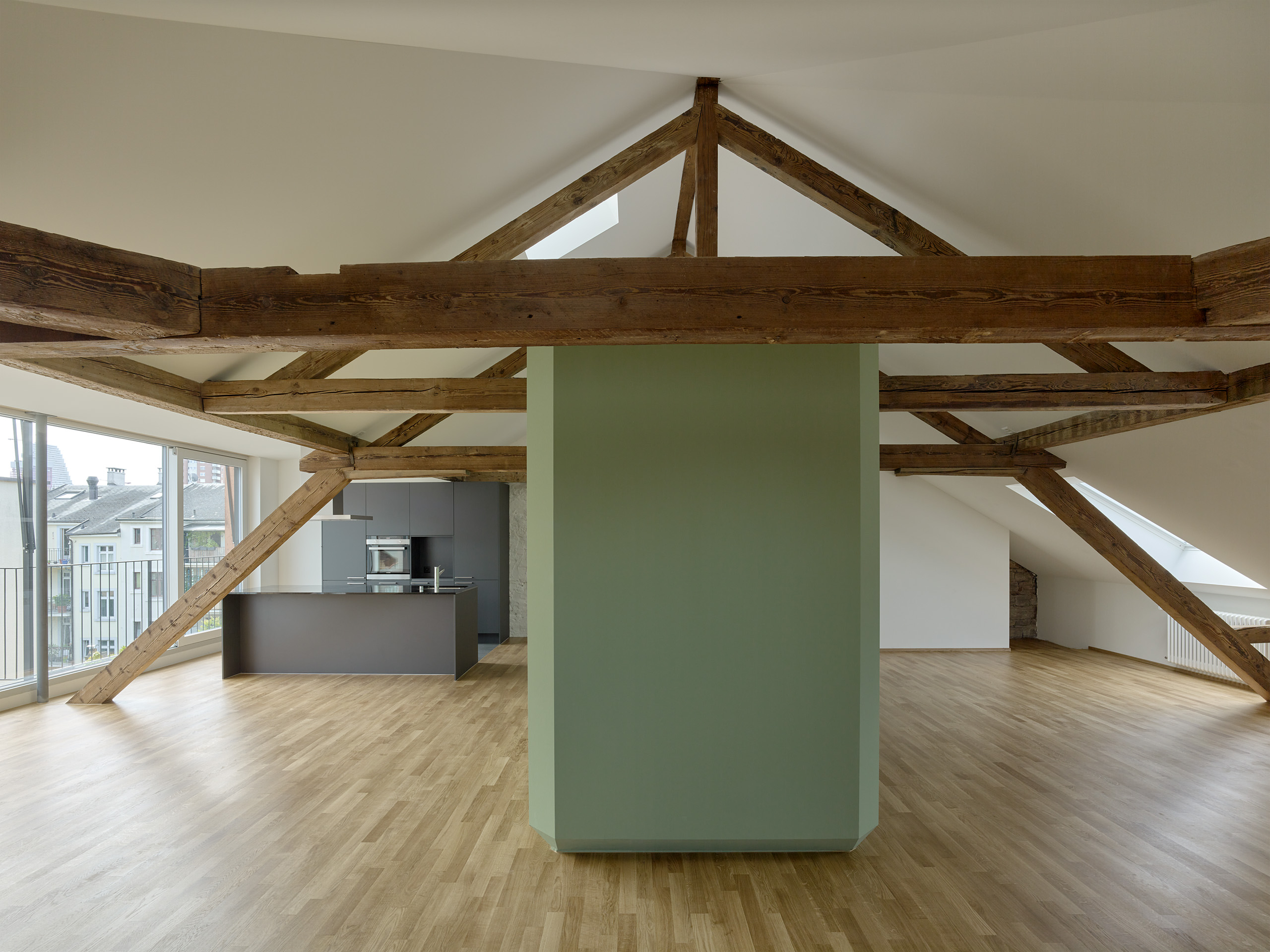 Dachausbau Klybeckstrasse, Basel